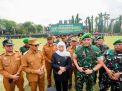 Khofifah dan Pangdam Percepat Pembangunan Madura Lewat Karya Bakti