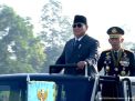 Prabowo Pimpin Upacara Hari Bhayangkara ke-80, Tinjau Pasukan di Satlat Brimob Cikeas