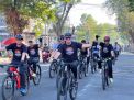 Polres Lumajang Gelar Gowes, Ribuan Pesepeda Sambut Hari Bhayangkara ke - 80