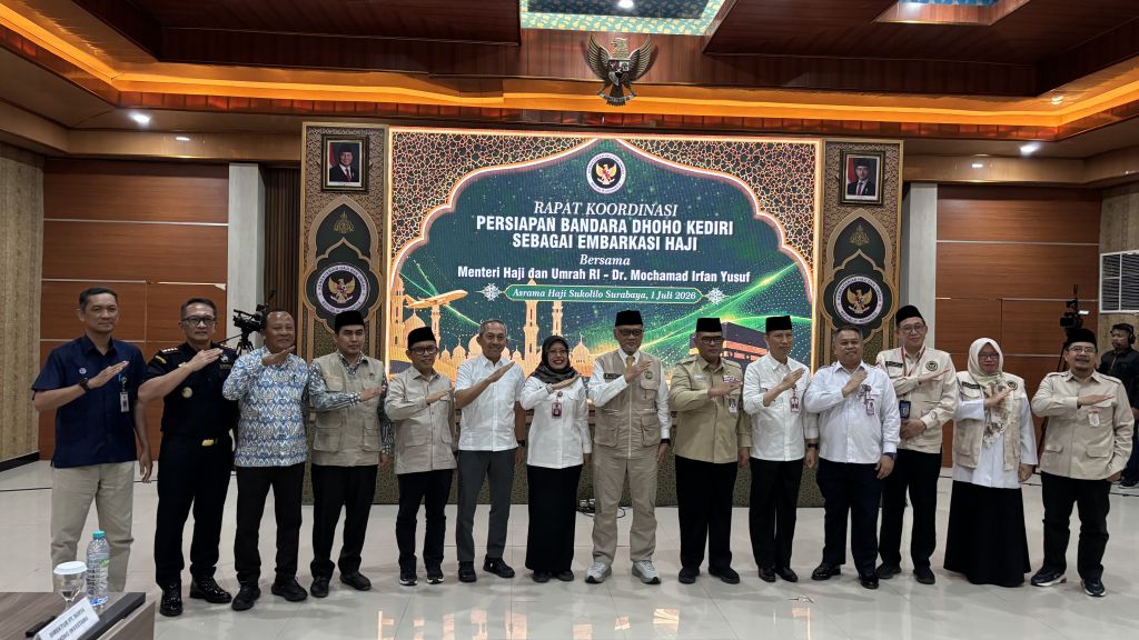 Kemenhaj Kaji Bandara Dhoho Kediri Jadi Embarkasi Haji Baru untuk 2027