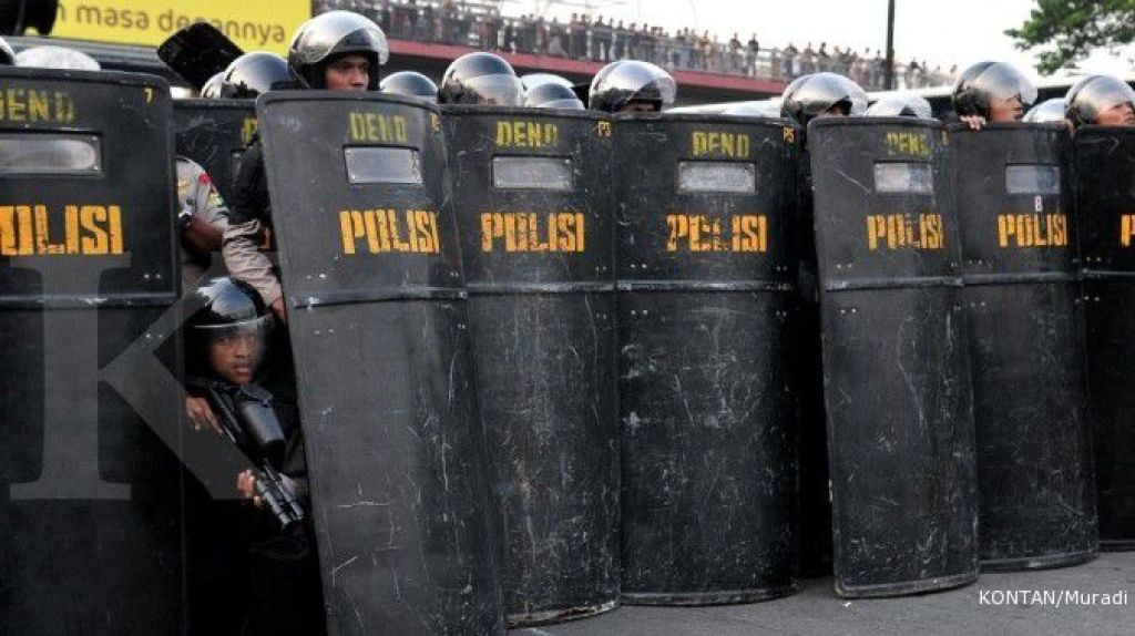 619 Personel Gabungan Amankan Aksi Unjuk Rasa di Sejumlah Titik Jakarta Pusat