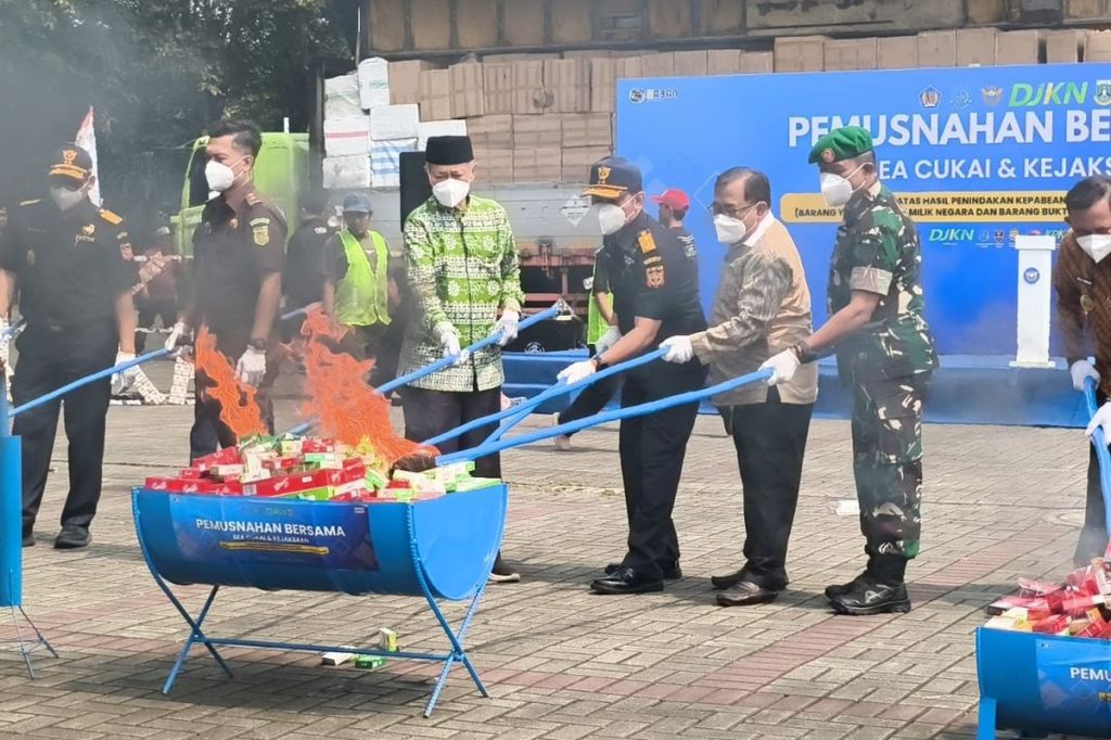 Bea Cukai Temukan Modus Baru Rokok Ilegal