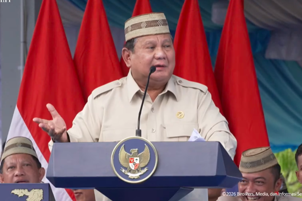 Prabowo Soroti Peran TNI-Polri dalam Ketahanan Pangan Nasional di PENAS XVII Gorontalo