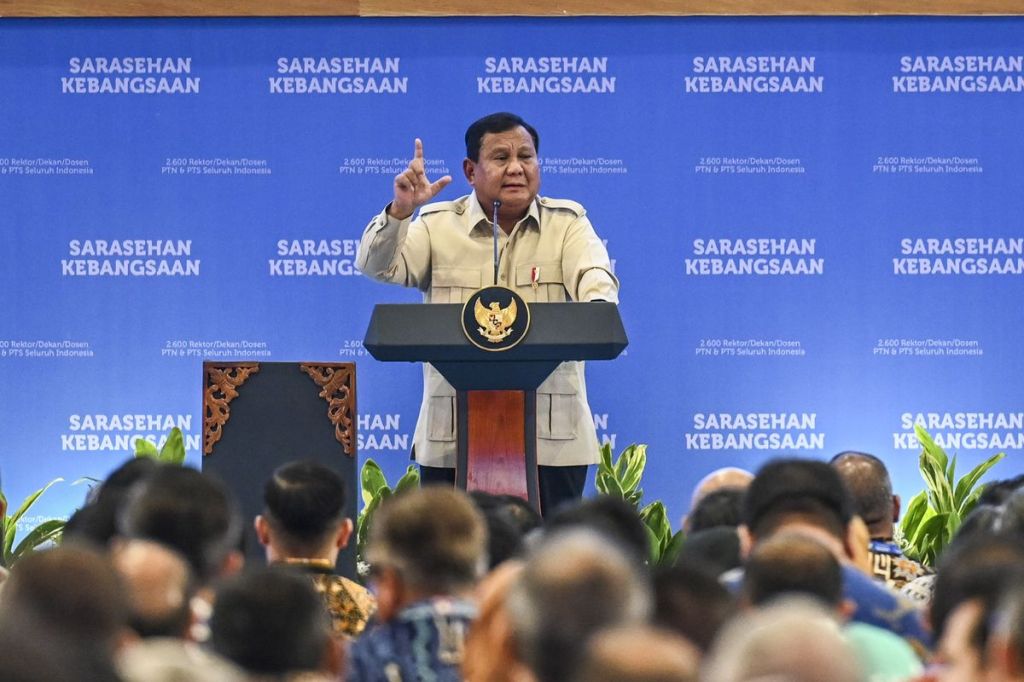 Prabowo Kumpulkan 2.600 Akademisi, Dorong Kampus Jadi Motor Kemajuan Bangsa