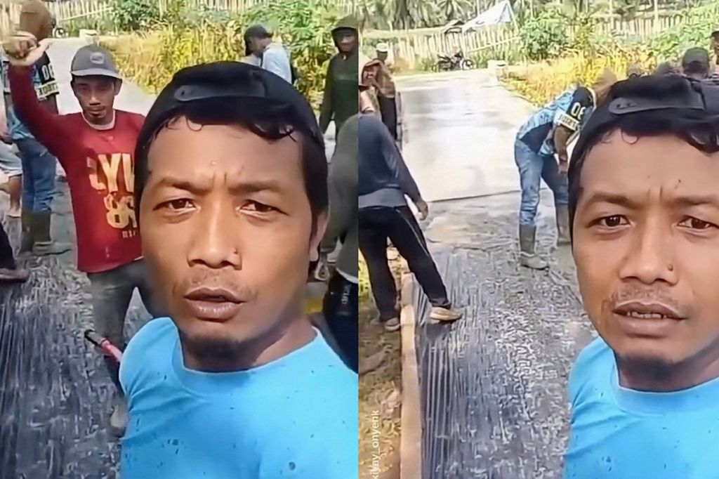 Viral Warga Lampung Timur Bangun Jalan Secara Swadaya, Bupati Pastikan Perbaikan Dilakukan Bertahap