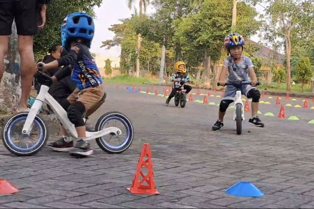 Latihan Pushbike Jadi Pilihan Anak Bangkalan Isi Libur Sekolah, Kurangi Ketergantungan Gadget