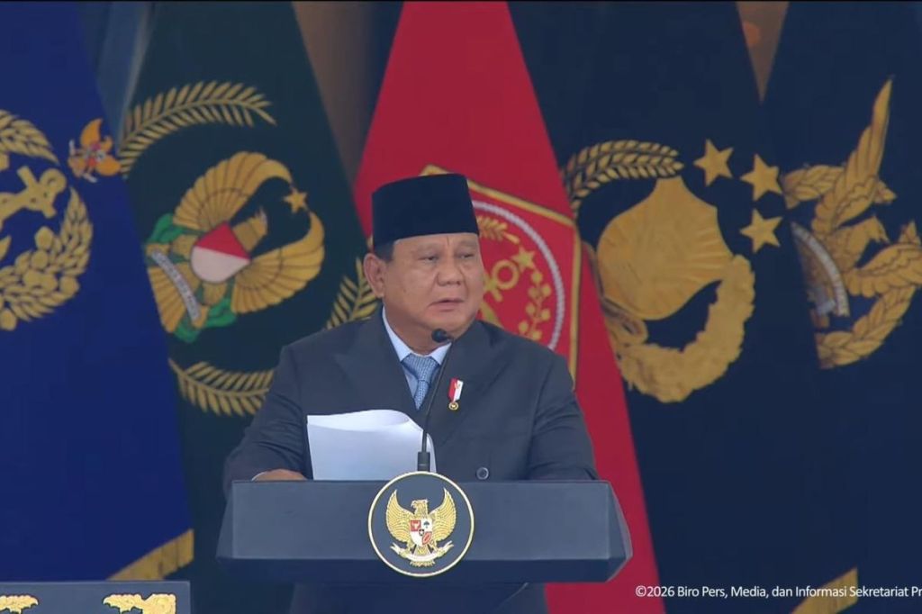 Prabowo Resmi Lantik 1.177 Perwira TNI-Polri, Tekankan Loyalitas kepada NKRI