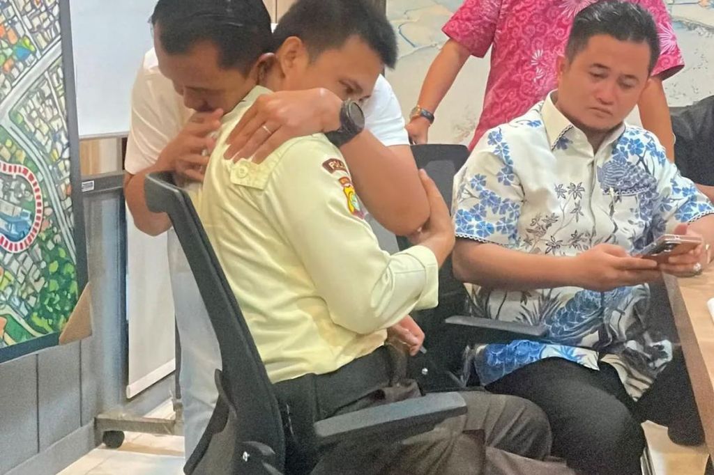 Satpam Bundaran HI dan Anggota Polisi Akhiri Perselisihan Lewat Mediasi, Sepakat Berdamai