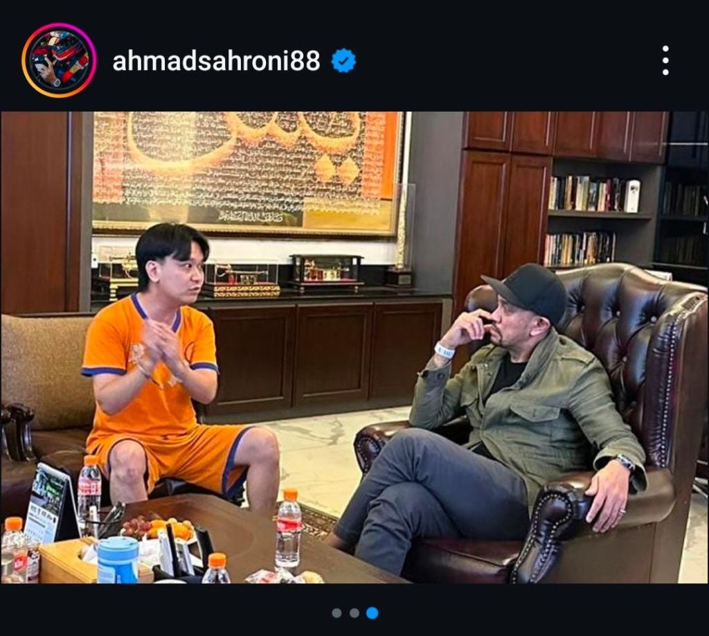 Penampakan Ivan Sugiamto Ketika Ditemui Ahmad Sahroni (Foto: IG Sahroni)