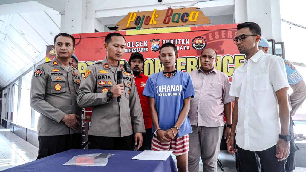 Bandit motor 20 TKP diamankan di Mapolsek Bubutan, Surabaya