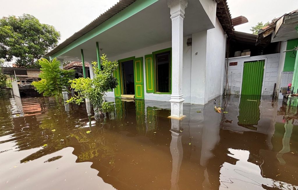 Banjir di wilayah Kecamatan Rejoso, Kabupaten Pasuruan (Foto: Dofir/mili.id)