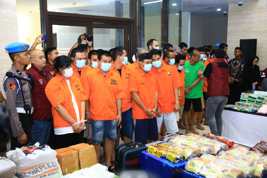 Bareskrim Bongkar 3 Sindikat Narkoba Internasional (Foto: Divhumas Polri)