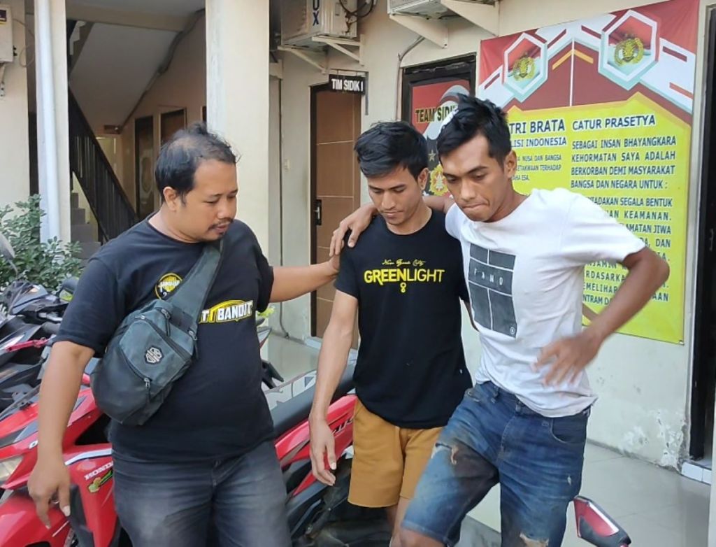 Dua pelaku curanmor diamankan di Mapolsek Sukolilo