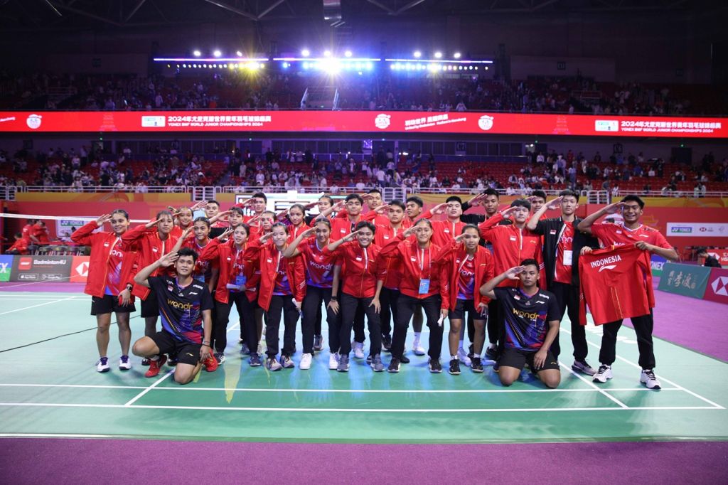 Perjalanan Skuad Merah Putih Menyabet WJC 2024 Piala Suhandinata