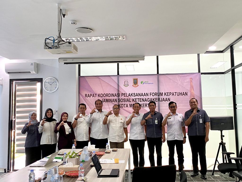 Forum Kepatuhan Jamsostek Kota Mojokerto Resmi Dibentuk, Targetkan Percepatan UCJ 2026