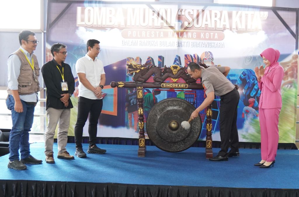 Hari Bhayangkara ke-80, Polresta Malang Kota Gelar Lomba Mural, Wadahi Kreativitas Sekaligus Cegah Vandalisme