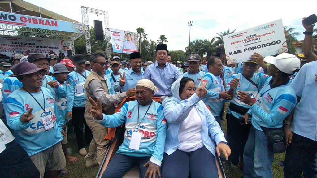 Viral Becak Listrik Prabowo-Gibran di Madiun Ditarik Kembali, TKD: Itu Jelas Hoaks!