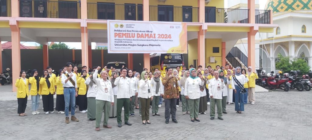 9 Hari Lagi, Mahasiswa di Kota Mojokerto Serukan Jaga Kondusifitas Pemilu 2024