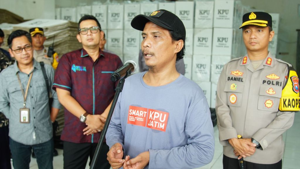 Ketua KPU Kota Mojokerto, Saiful Amin Sholihin mengapresiasi peran serta Forkopimda dalam mensukseskan Pemilu 2024
