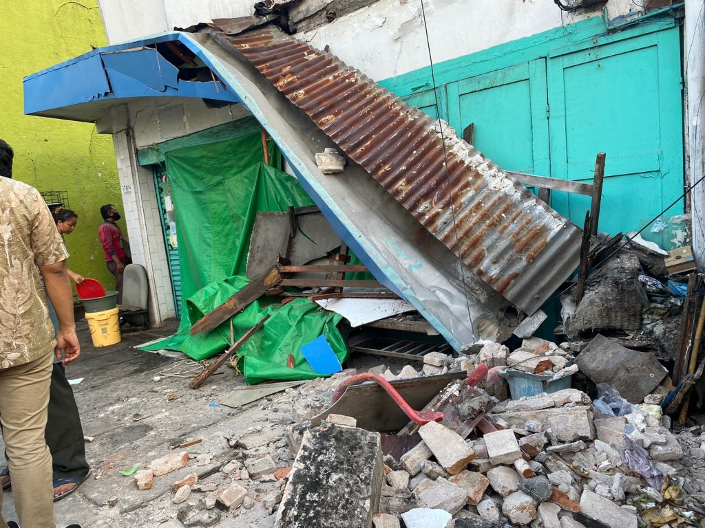 Gempa 6,5 Tuban Akibatkan 4 Bangunan Rusak dan 1 Rumah Roboh di Surabaya
