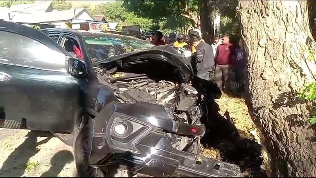 Disopiri Pelajar 15 Tahun, Fortuner Tabrak Pohon di Situbondo