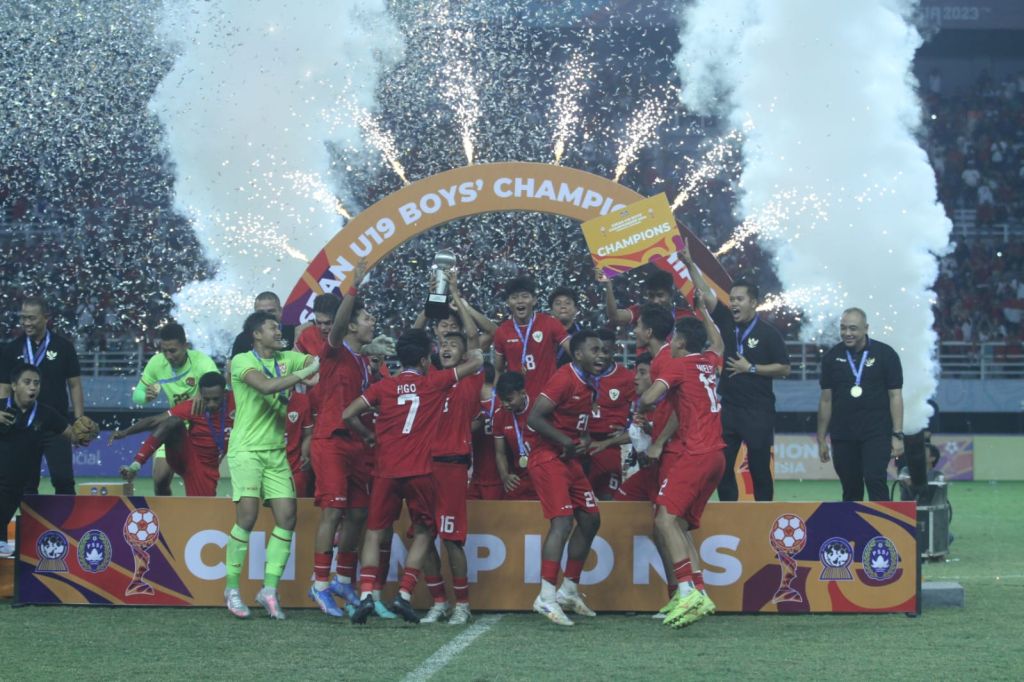 Foto Momen Indonesia Juara Piala AFF U-19