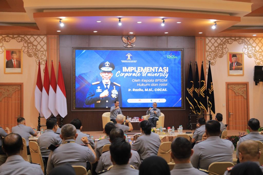Kemenkumham Jatim Dorong Pegawai Jadi Aktor Utama dalam Corporate University