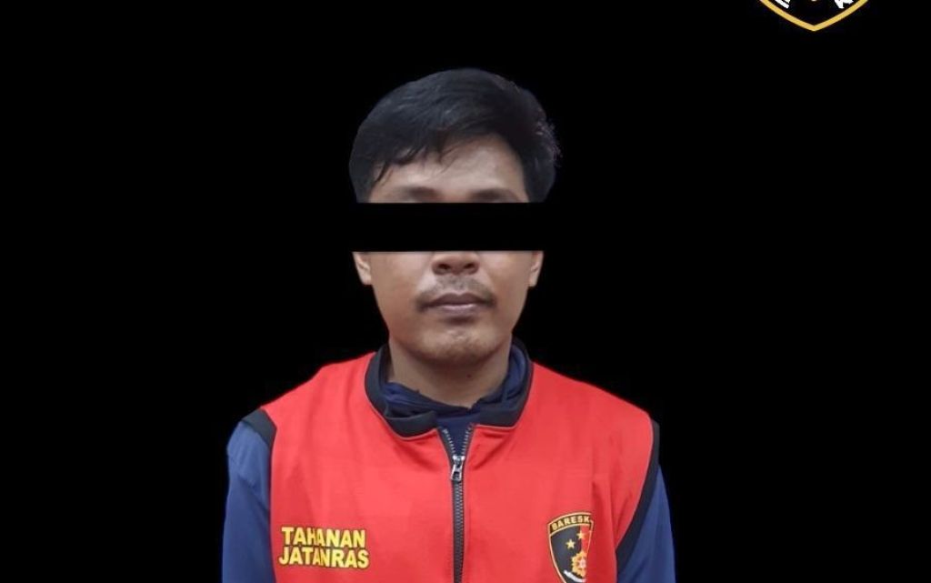 Tersangka diamankan di Mapolrestabes Surabaya