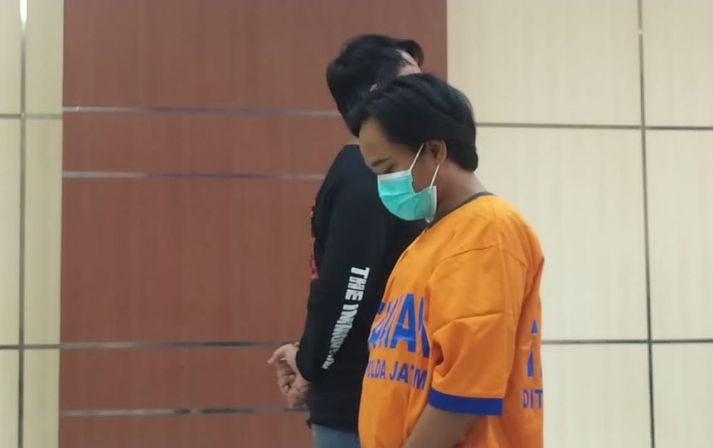 Begal yang dibekuk Subdit Jatanras Polda Jatim (Foto: Zain Ahmad/mili.id)