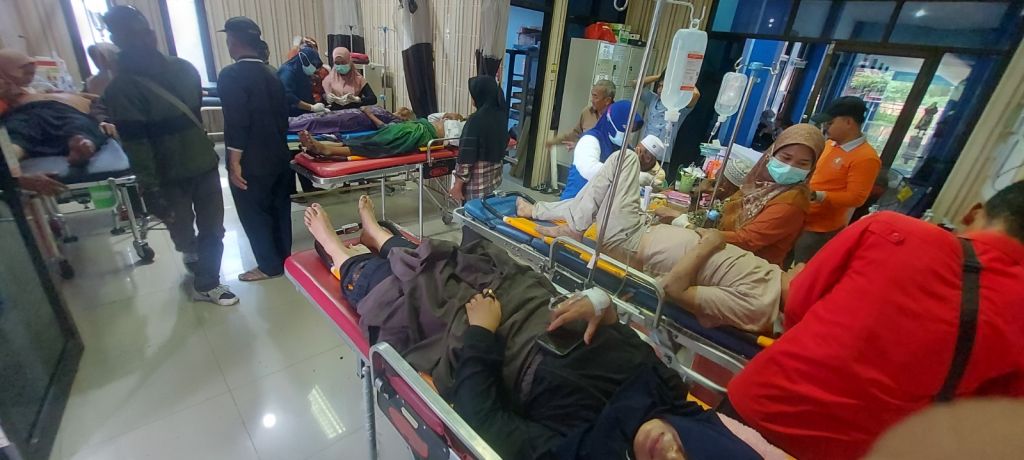 Kondisi mobil yang mengalami kecelakaan di Hutan Baluran Situbondo.