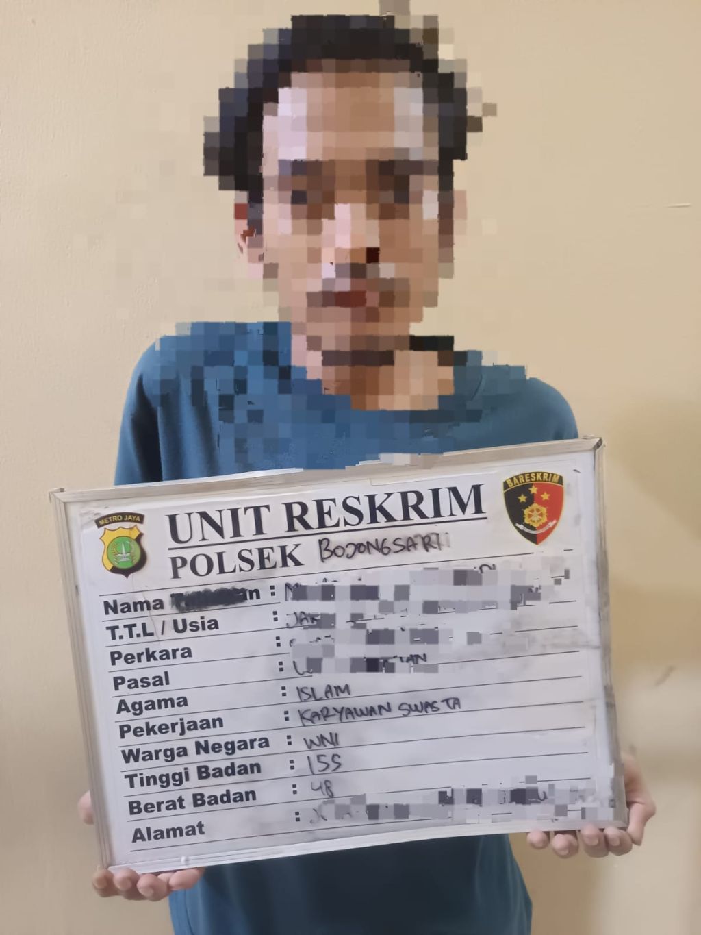 Satpam Perumahan di Depok Diciduk Polisi, Edarkan Tramadol Ilegal di Pos Keamanan