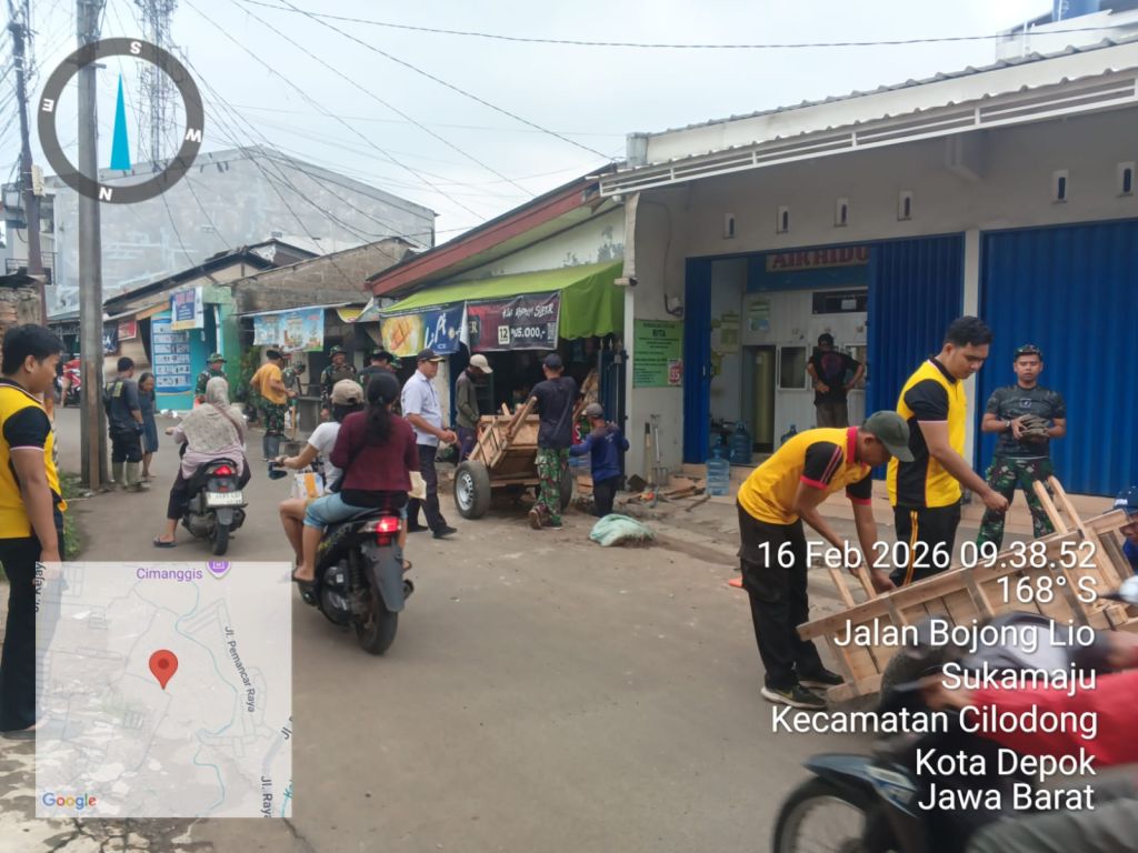 TMMD Ke-127 Depok Bangun Drainase 200 Meter, Progres Capai 32 Persen