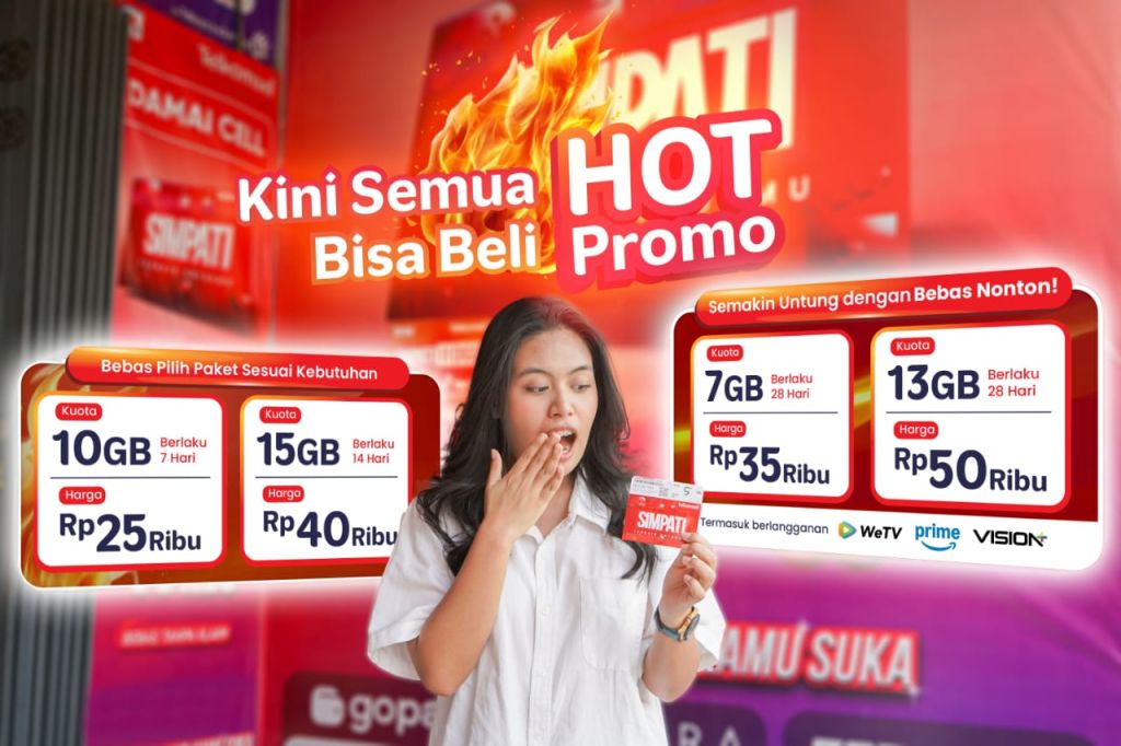 Telkomsel Hadirkan "Paket Hot Promo" untuk Semua Pelanggan Setia SIMPATI