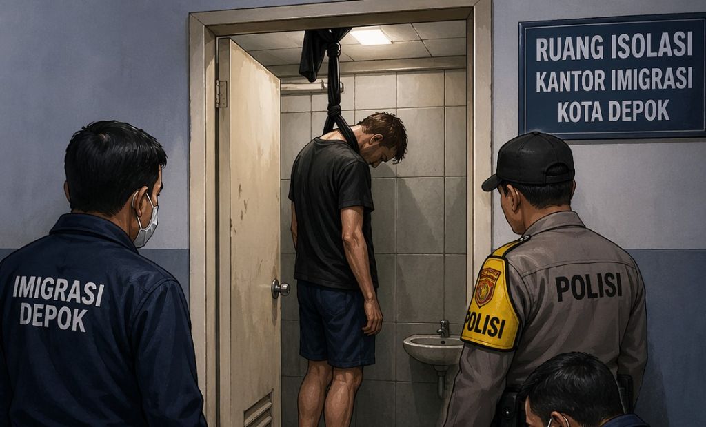 WNA Inggris Tewas Gantung Diri di Ruang Isolasi Imigrasi Depok