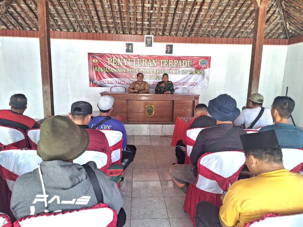 Sosialisasi B2SA Warnai TMMD Reguler ke-128 Kodim Pati, Warga Desa Godo Antusias Ikuti Penyuluhan Pangan Sehat