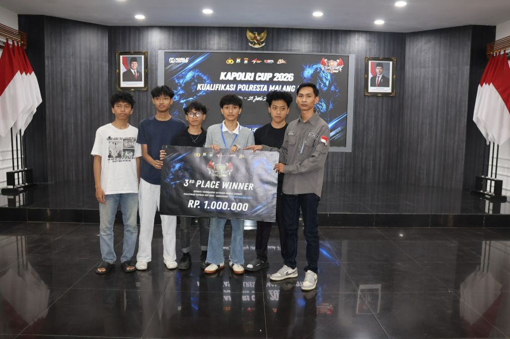 Polresta Malang Kota Gelar Kualifikasi “Kapolri Cup 2026 Mobile Legends”, Tim Lebih Semangat Wakili Kota Malang ke Babak 32 Besar