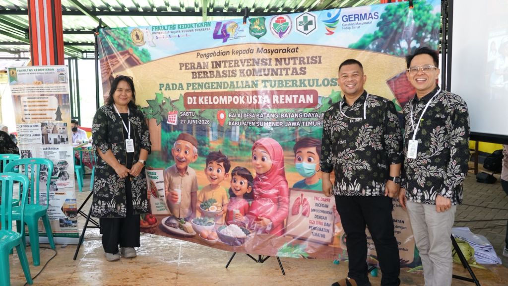 FK UWKS Perkuat Pengendalian Tuberkulosis Melalui Edukasi Nutrisi Berbasis Komunitas di Sumenep