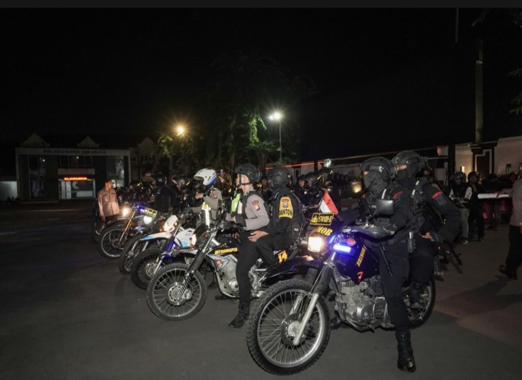 Persempit Ruang Gerak Penjahat Malam di Surabaya dengan Patroli 97 Jogoboyo