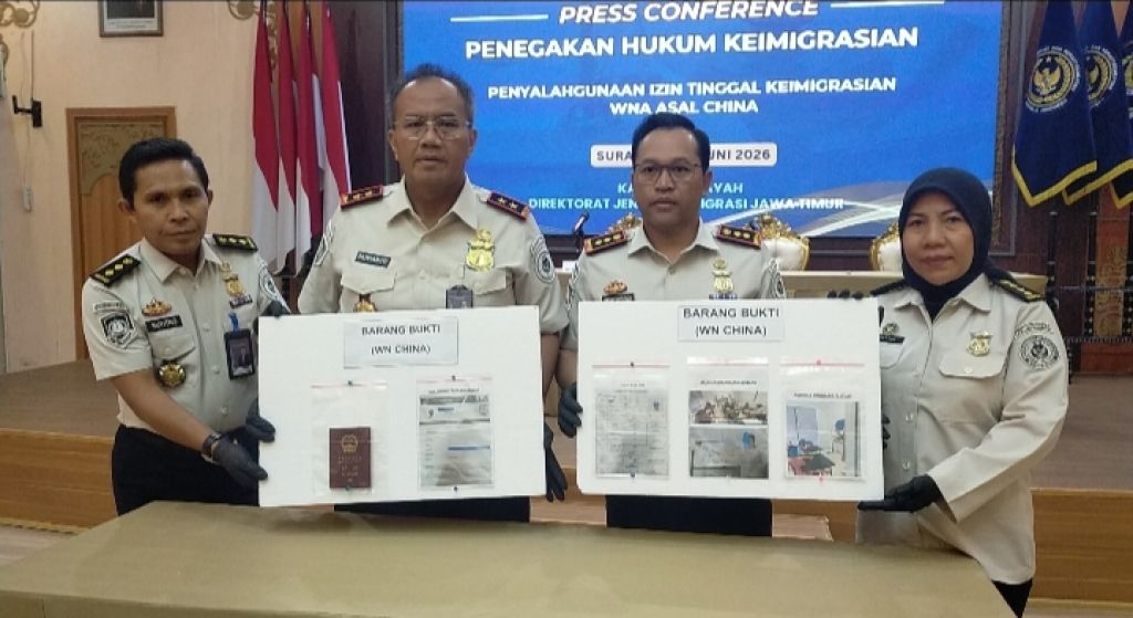 Imigrasi Jatim Berhasil Amankan Pekerja Ilegal Asal China, Gunakan Visa Pra-Investasi