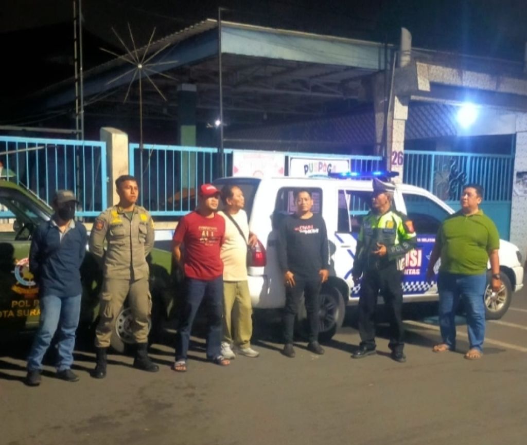 Jaga Kondusivitas Wilayah, Polsek Semampir Bersama Satpol PP Intensifkan Patroli Gabungan