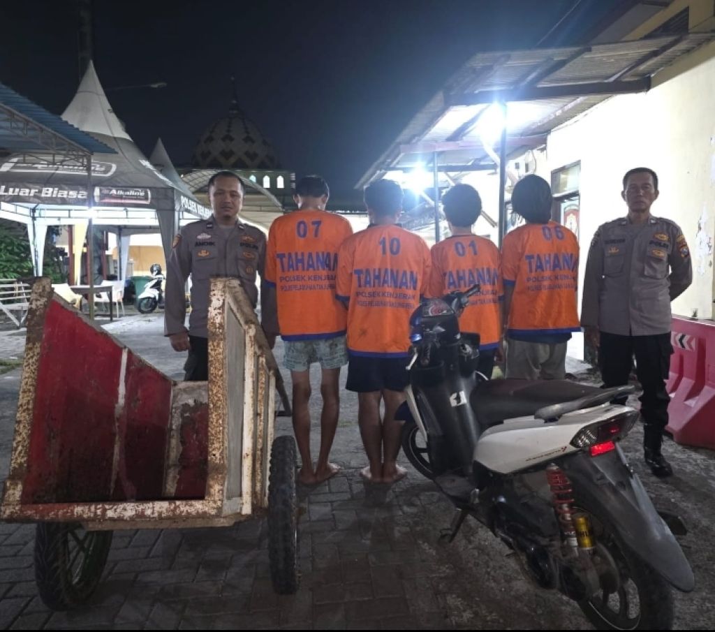 Polsek Kenjeran Sikat Komplotan Pencuri AC Kenpark, Otak Pelaku Berusia 19 Tahun