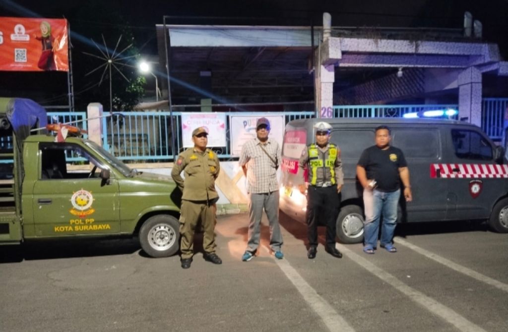 Patroli Harkamtibmas Semampir Antisipasi Tawuran, Situasi Tetap Aman Kondusif
