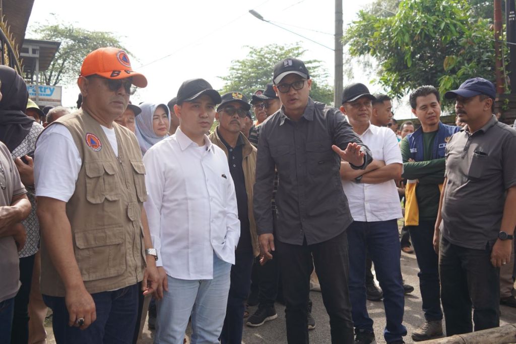 Pembangunan Jembatan Darurat di Kutorejo Mojokerto Tahap Persiapan