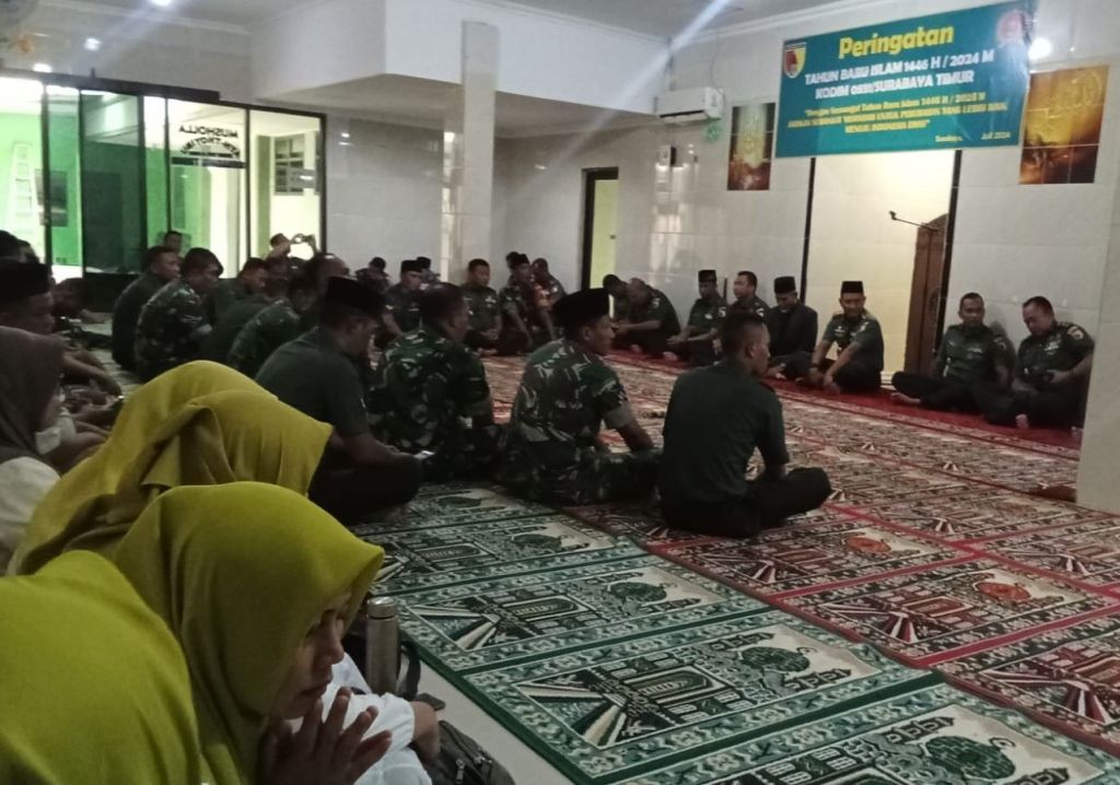 Kodim 0831/Surabaya Timur Rayakan Tahun Baru Islam