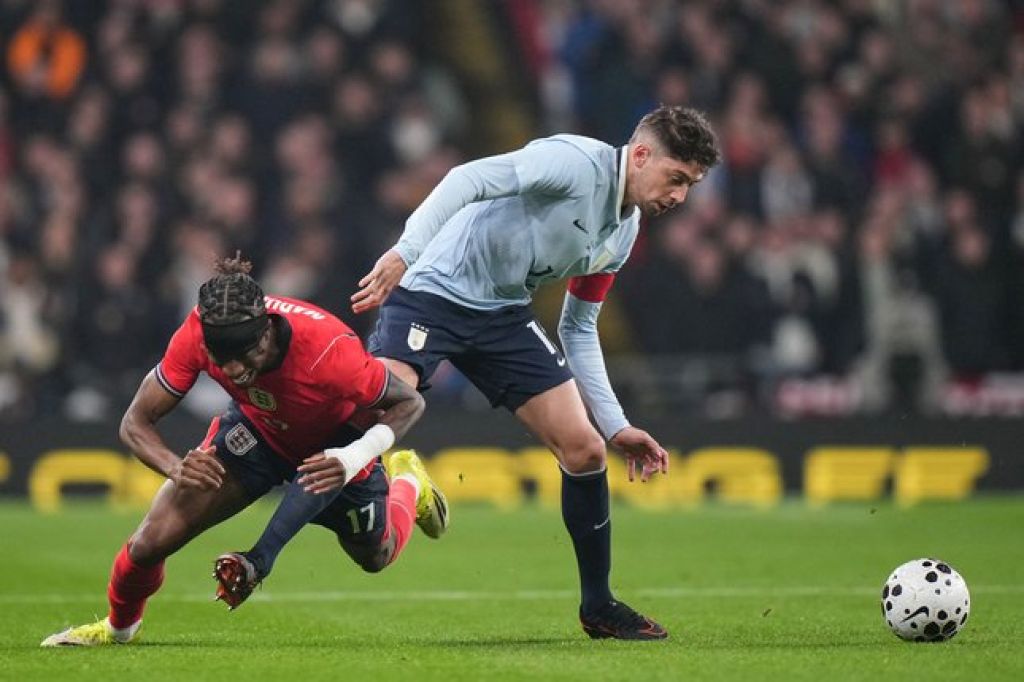 Inggris Gagal Menang, Ditahan Uruguay 1-1 di Wembley usai Drama Akhir Laga