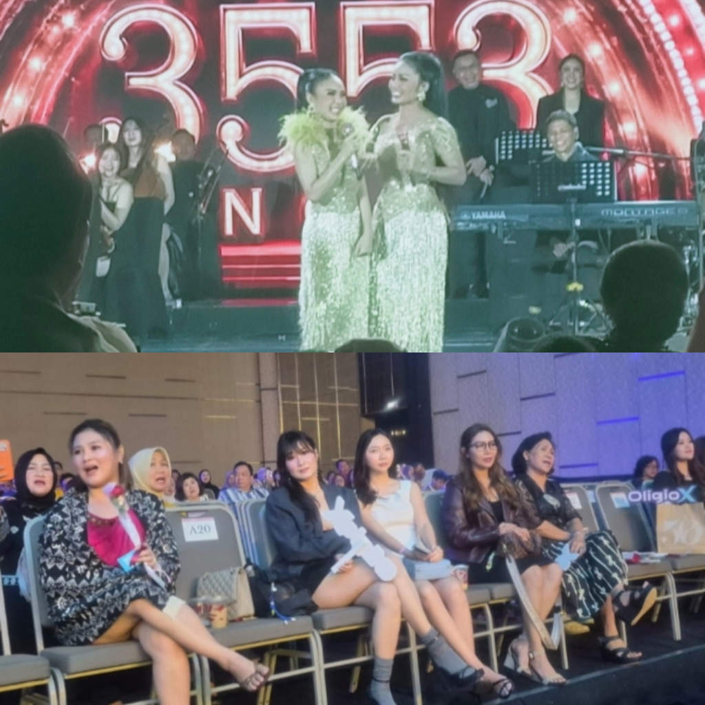 Dua Diva Sukses Hipnotis Penonton di Konser "3553" Surabaya