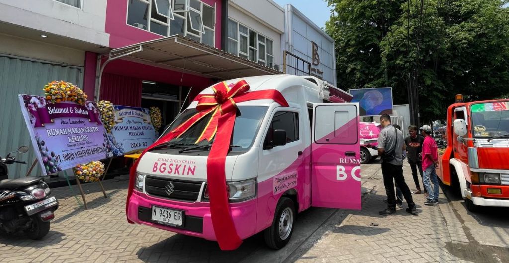 Komunitas BGSKIN Berbagi Luncurkan Rumah Makan Gratis Keliling