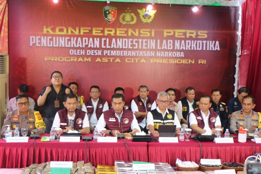Bareskrim Polri membeber barang bukti
