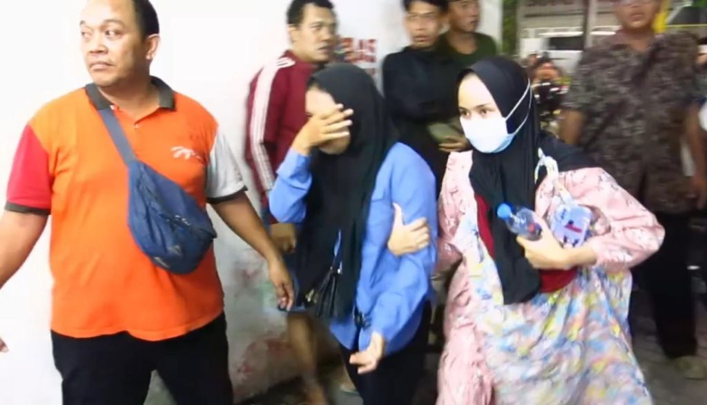 Calon istri korban histeris di lokasi