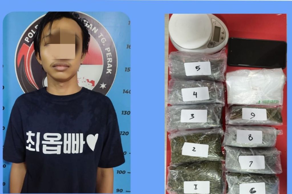 Pengedar Surabaya Jual Ganja ke Polisi